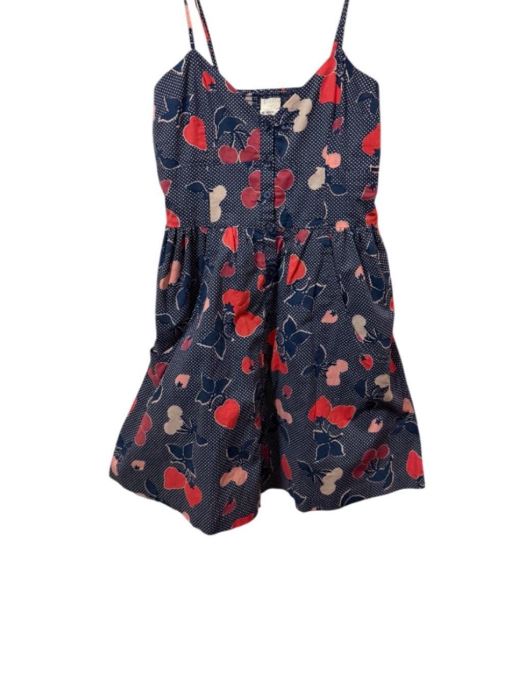 UO’s VTG Cooperative Cherry Blossom Smocked Mini Dress